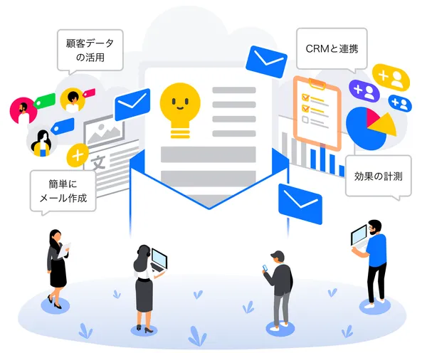 talkappi NEWSLETTER の配信イメージ